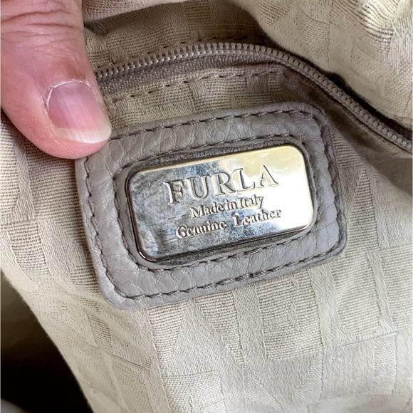 Furla Python Snake Skin Coated Hobo Bag | Mercari Furla Y2K Snakeskin and Croc Embossed Leather Hobo Bag Large Beige